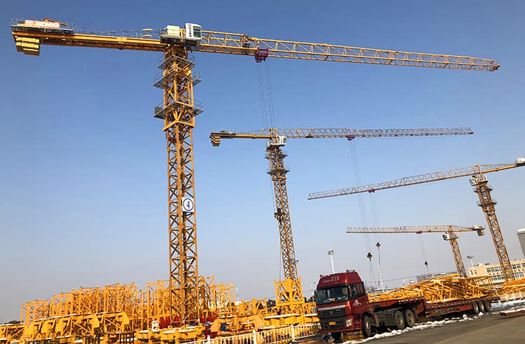 XCMG Official 12 Ton Potain Tower Crane with Spare Parts XGT7020-12 Price